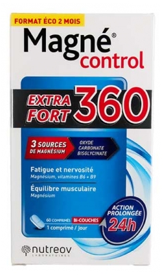 Nutreov Magné Control Extra Fort 360 60 Comprimés