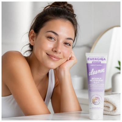 Energiqa Cleanse Double Nettoyant 2en1 140 ml