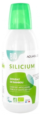 Aquasilice Silicium Bio 500 ml (à consommer de préférence avant le 09/09/2026)
