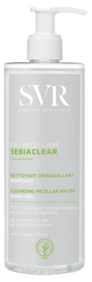 SVR Sebiaclear Eau Micellaire 400 ml (à consommer de préférence avant le 30/06/2026)