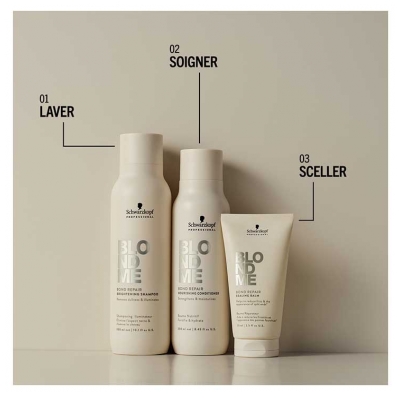 Schwarzkopf Professional BlondMe Bond Repair Shampoing Illuminateur 300 ml