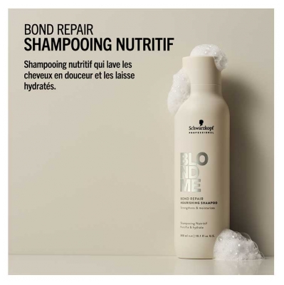 Schwarzkopf Professional BlondMe Bond Repair Shampoing Nutritif 300 ml