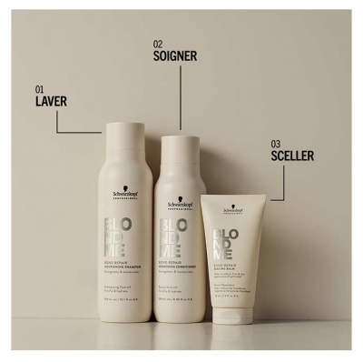 Schwarzkopf Professional BlondMe Bond Repair Shampoing Nutritif 300 ml