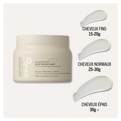 Schwarzkopf Professional BlondMe Bondfinity Masque Réparateur Intense 200 ml
