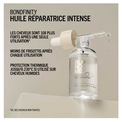 Schwarzkopf Professional BlondMe Bondfinity Huile Réparatrice Intense 50 ml