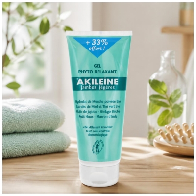 Akileïne Phyto-Entspannungsgel Leichte Beine 200 ml