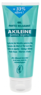 Akileïne Gel Phyto Relaxant Jambes Légères 200 ml