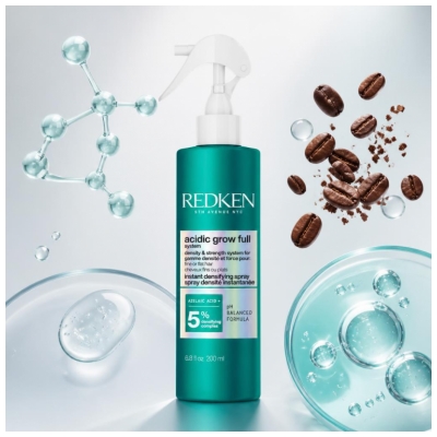 Redken Acidic Grow Full System Spray Densité Instantanée Force Cheveux Fins et Plats 190 ml