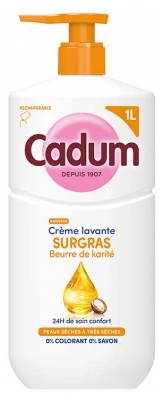 Cadum Rückfettende Waschcreme Sheabutter 1L
