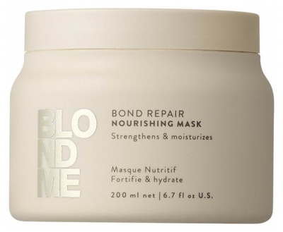Schwarzkopf Professional BlondMe Bond Repair Máscara Nutritiva Fortalece & Hidrata 200 ml
