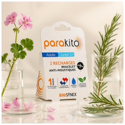 Parakito 2 Recharges Bracelet Anti-Moustiques