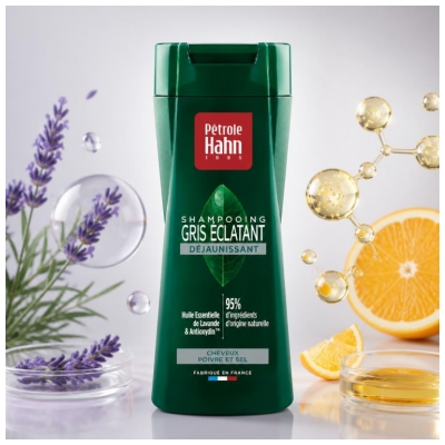Pétrole Hahn Shampoing Gris Éclatant Déjaunissant 250 ml