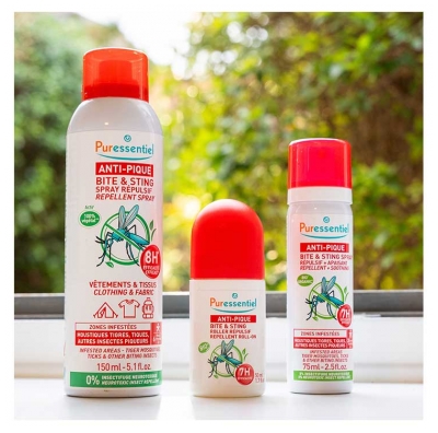 Puressentiel Spray Anti-Înțepături Repelent Îmbrăcăminte & Țesături 150 ml