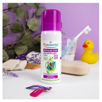 Spray Repelente de Piolhos Puressentiel 75 ml