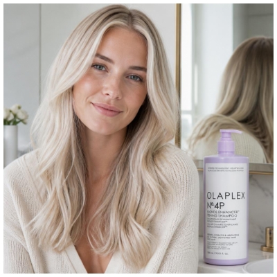 Olaplex No. 4P Blonde Enhancer Toning Shampoo 1 L