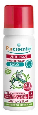 Puressentiel Spray Anti-Pique 7H Bébé 60 ml