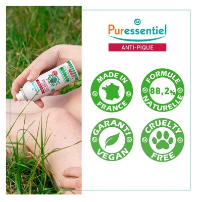 Puressentiel Anti-Tique Spray Répulsif 100 ml