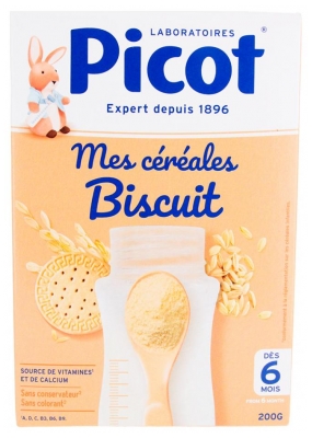 Picot Mes Céréales Biscuit od 6. miesiąca 200 g (najlepiej spożyć przed 13.09.2026)