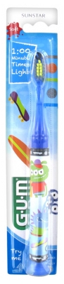 GUM Timer Light Junior Tandbørste 6+ 903 - Farve: Blå 1