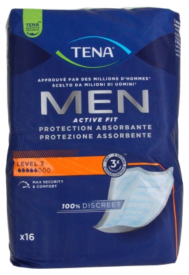 Tena Men Active Fit Protection Absorbante Niveau 3 16 Protections
