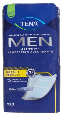 Tena Men Active Fit Protection Absorbante Niveau 2 20 Protections