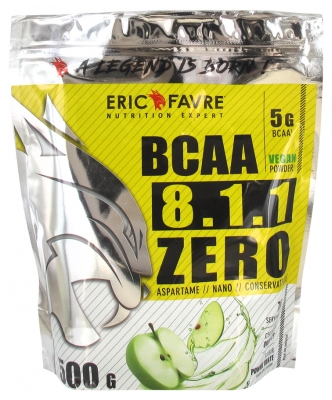 Eric Favre BCAA 8.1.1 Zero 500 g - Gosto: Maçã verde