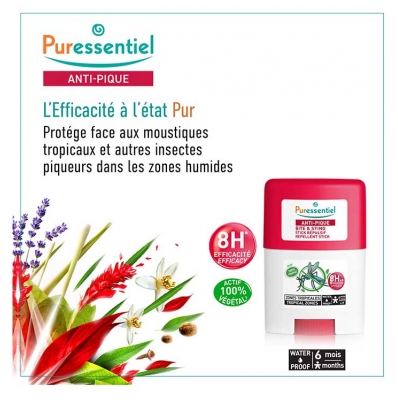 Puressentiel Anti-Pique Stick Répulsif Zones Tropicales 20 ml