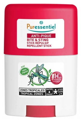 Puressentiel Anti-Pique Stick Répulsif Zones Tropicales 20 ml