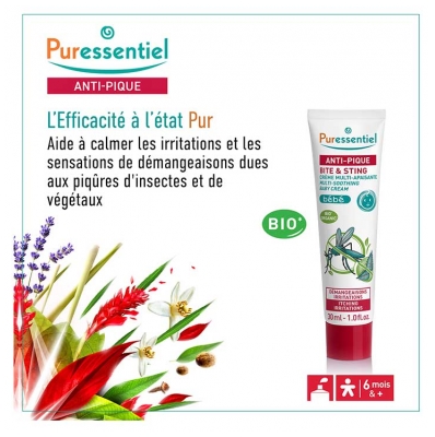 Puressentiel Anti-Pique Monirauhoittava Voide Vauva 30 ml