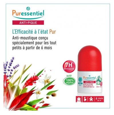 Puressentiel Anti-Pique Bébé Roller Répulsif 30 ml
