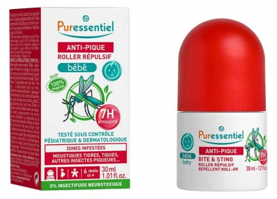 Puressentiel Anti-Pique Bébé Roller Répulsif 30 ml