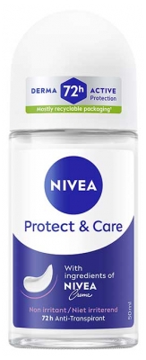 Nivea Protect & Care Antiperspirant 72H Roll-On 50 ml