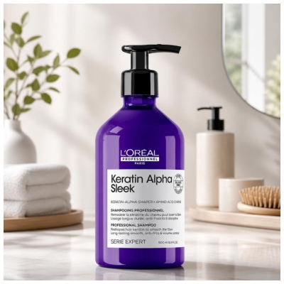 Szampon profesjonalny L'Oréal Professionnel Keratin Alpha Sleek 500 ml