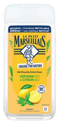 Le Petit Marseillais Erittäin hellävarainen Suihkugeeli Luomuverbena & Luomusitruuna 250 ml