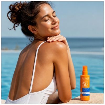 Uriage Bariésun Spray Invisível Muito Alta Proteção SPF50+ Sem Perfume 200 ml