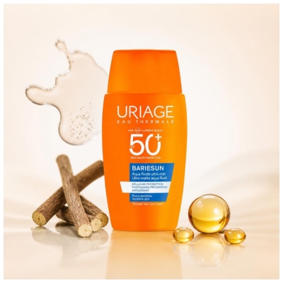 Uriage Bariésun Aqua Fluide Ultra-Mat Ļoti augsta aizsardzība SPF50+ 50 ml