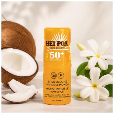 Hei Poa Saules Stick Seja un Jutīgajām Zonām SPF50+ 15 g