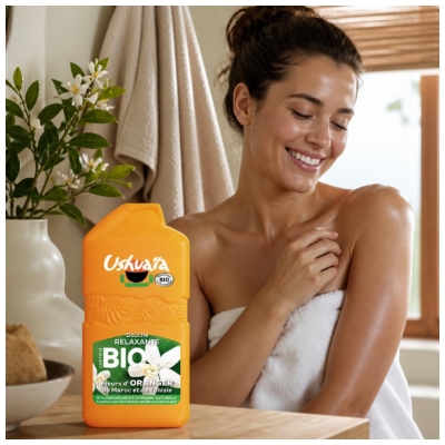 Ushuaïa Doccia Rilassante Fiori d'Arancio Bio 280 ml