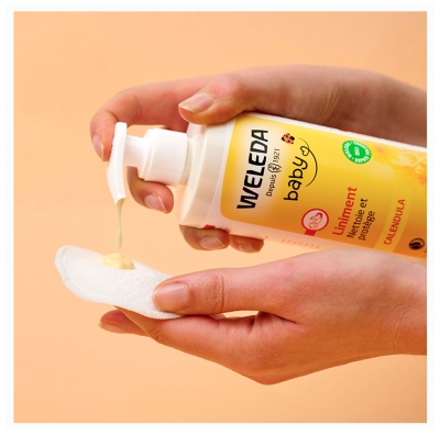 Weleda Baby Loțiune cu Gălbenele Set de 2 x 400 ml