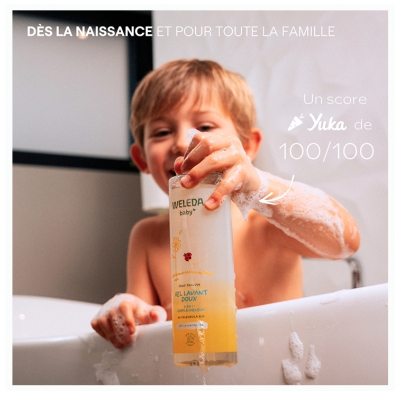 Weleda Baby Gel Lavant Doux au Calendula 2en1 Sans Parfum 750 ml