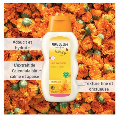 Weleda Bébé Lait Corporel Calendula 200 ml