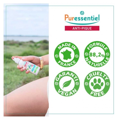 Puressentiel Anti-Pique Spray Répulsif Peaux Sensibles 100 ml
