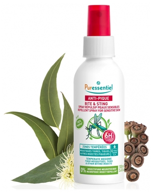 Puressentiel Anti-Sting Repellent Spray Sensitive Skins 100ml