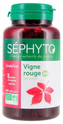 Séphyto Circulação Fragon & Vitis Rubra Orgânico 200 Cápsulas