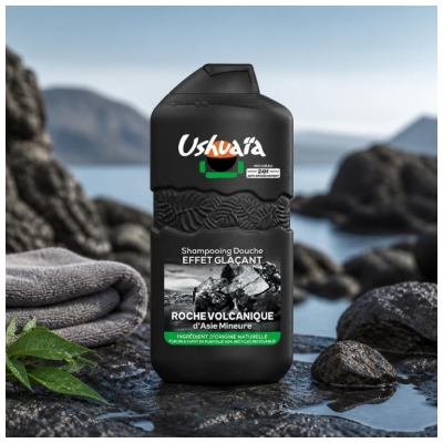 Ushuaïa Shampoo Doccia Effetto Ghiacciato Roccia Vulcanica 280 ml