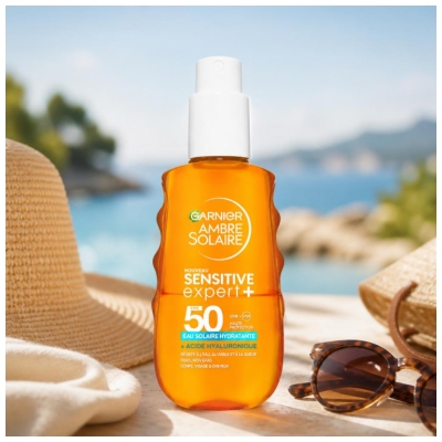 Garnier Ambre Solaire Sensitive Expert + Hydraterend Zonne-water SPF50 150 ml