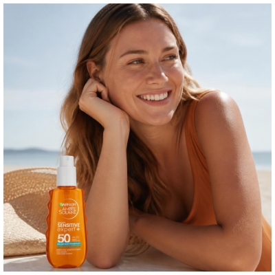 Garnier Ambre Solaire Sensitive Expert + Hydraterend Zonne-water SPF50 150 ml