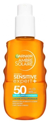 Garnier Ambre Solaire Sensitive Expert + Apă Solară Hidratantă SPF50 150 ml