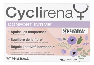 3C Pharma Cyclirena Confort Intime 30 Gélules