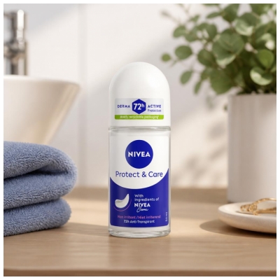 Nivea Protect & Care 72H Anti-perspirant Roll-On Deodorant 50 ml
